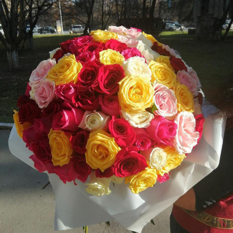 101 roses in a package, standart