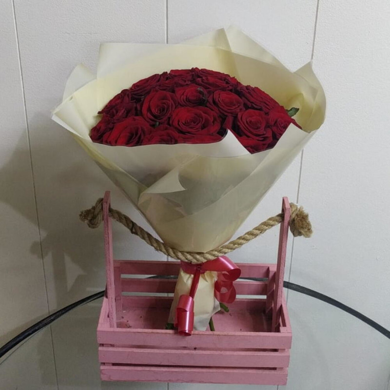 bouquet of red roses, standart