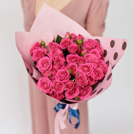 Bouquet of spray pink roses "Raspberry Smoothie"