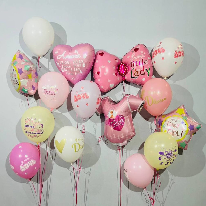 Composition of balloons for discharge from the hospital, standart