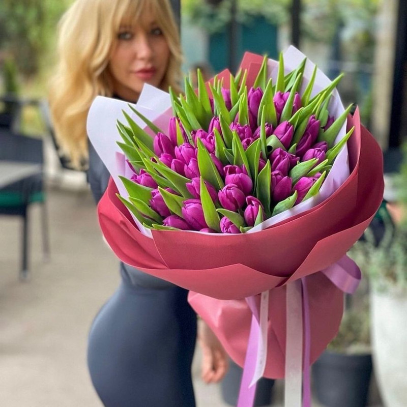 51 tulips from beauty, standart