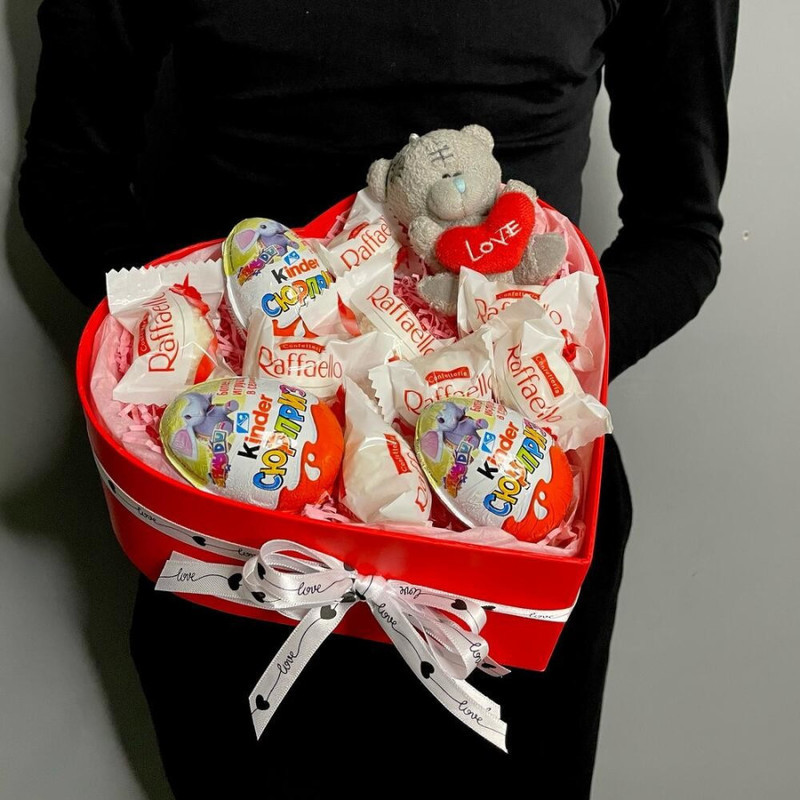 Sweets in a box heart size S, standart
