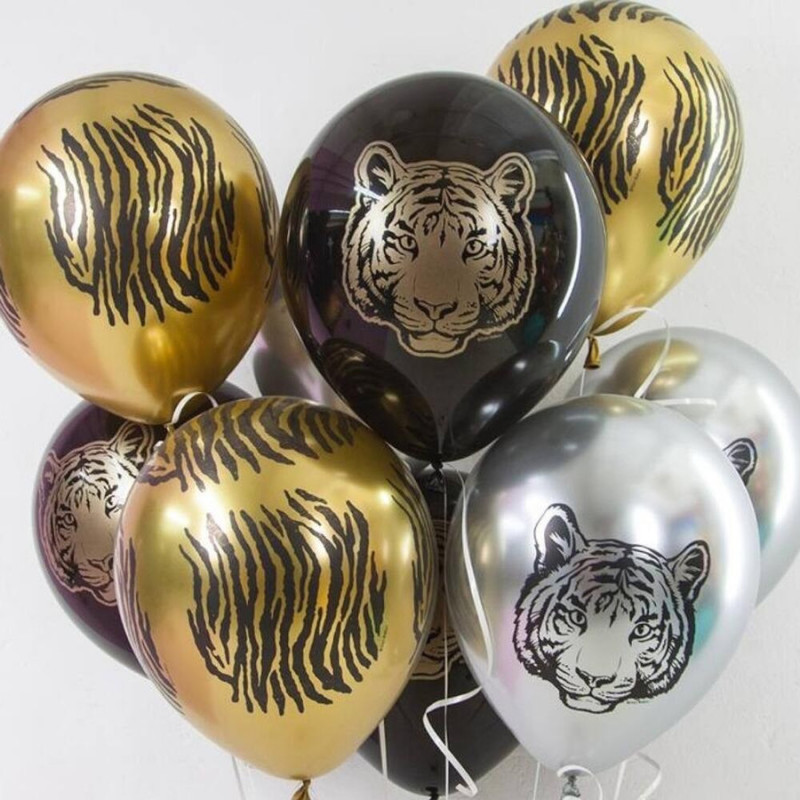 Воздушные шары Сафари с тигром, стандартный