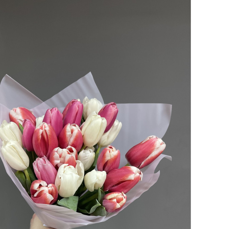 Bouquet of spring tulips, standart