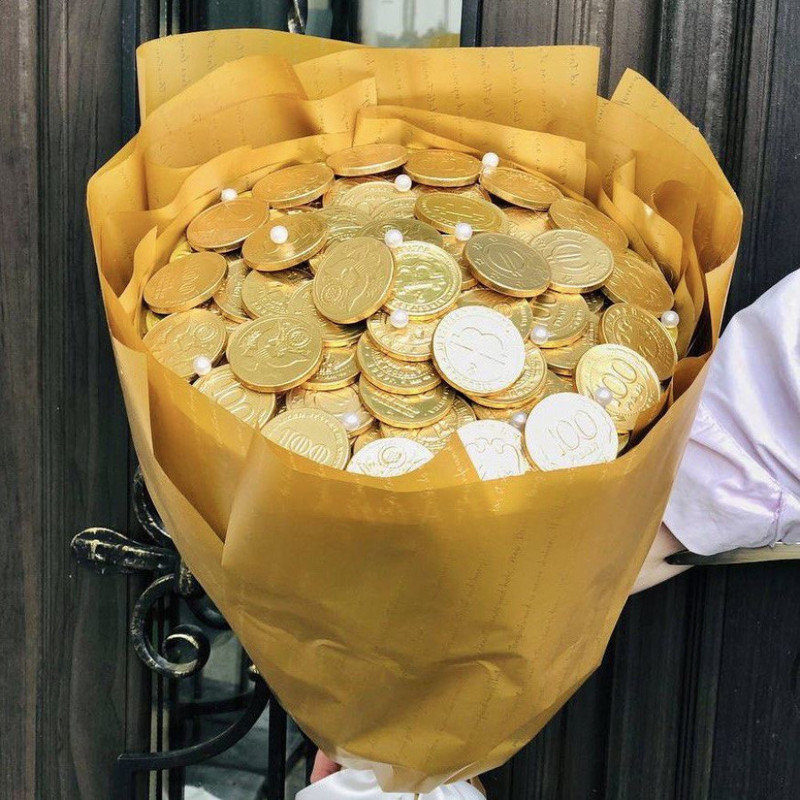 Sweet bouquet of coins, standart