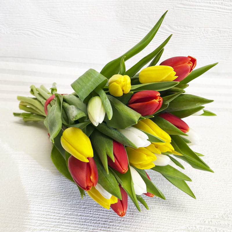 Bouquet of 25 tulips Mix, standart