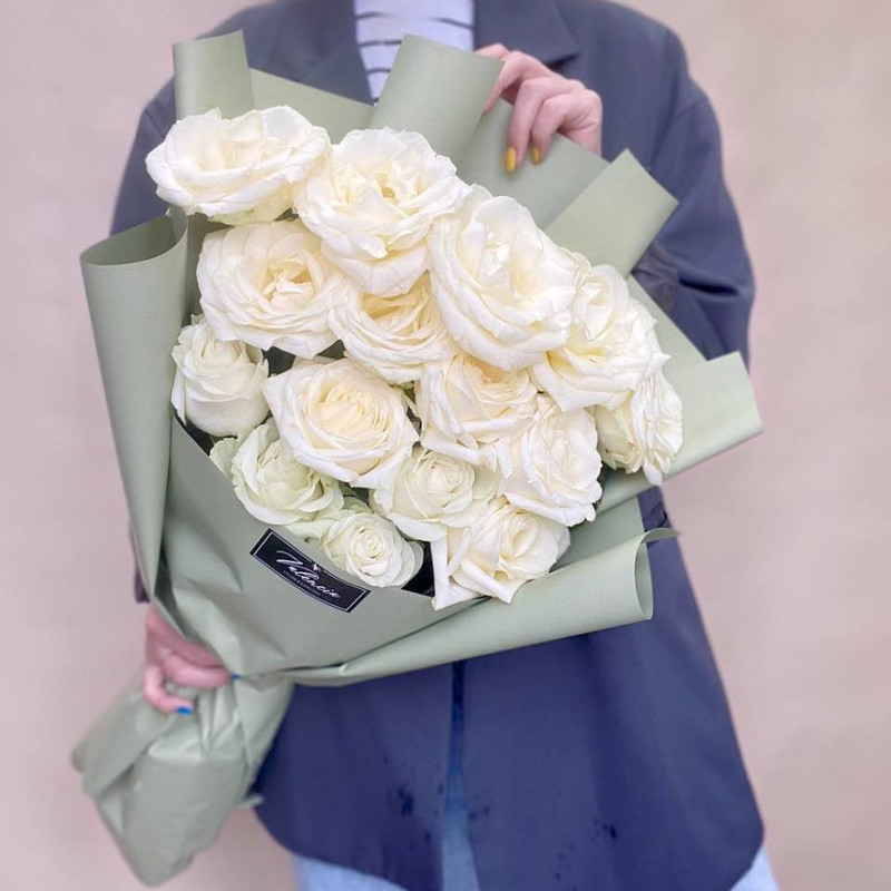 Букет белых роз, стандартный
