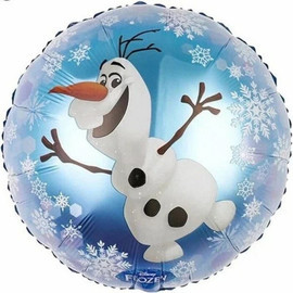 Foil Christmas ball snowman Olaf