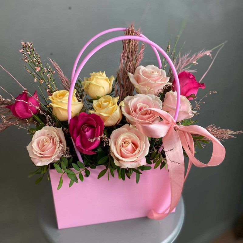 Handbag with roses, standart