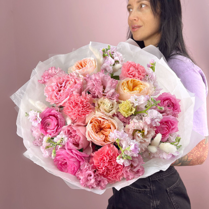 Author's premium bouquet in rich shades “Amurka”, standart