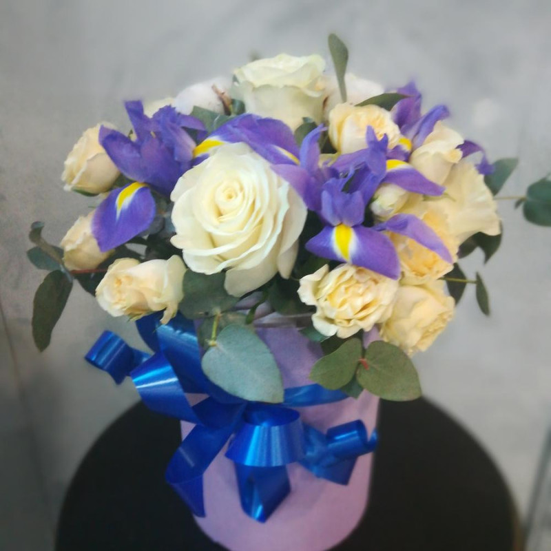 Box with irises, standart