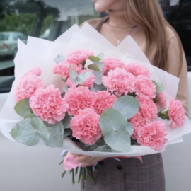 Bouquet "Pink dianthus"