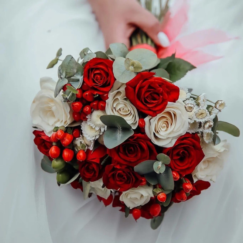 Wedding bouquet bright, standart