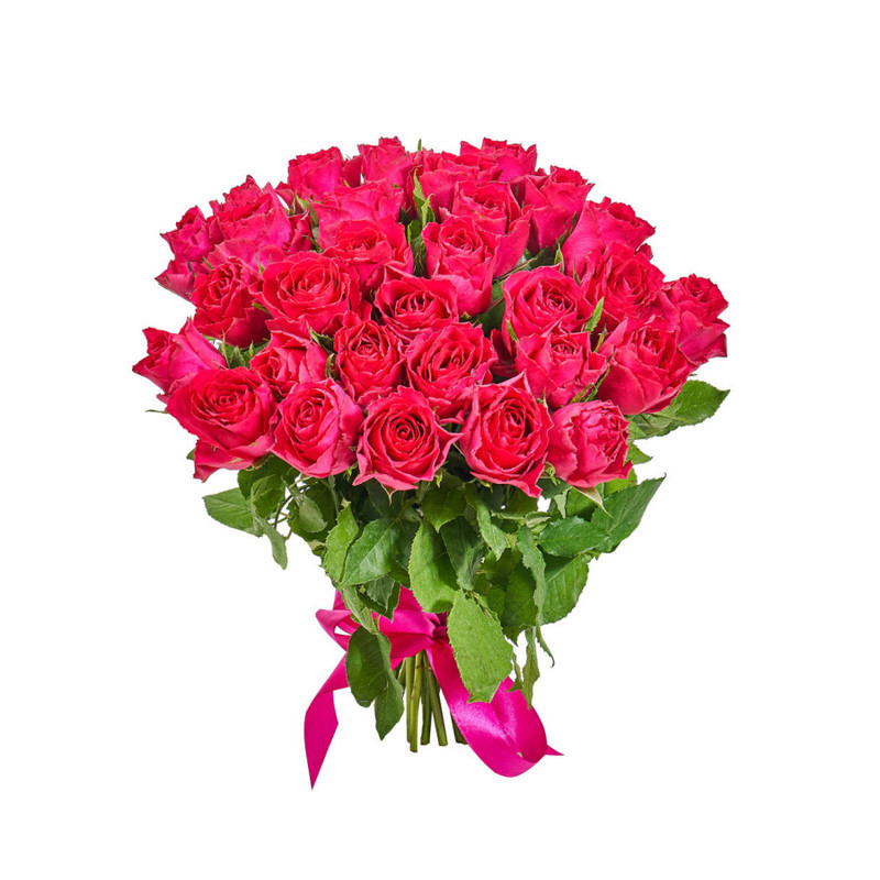 Bouquet of 31 crimson Kenyan roses, standart