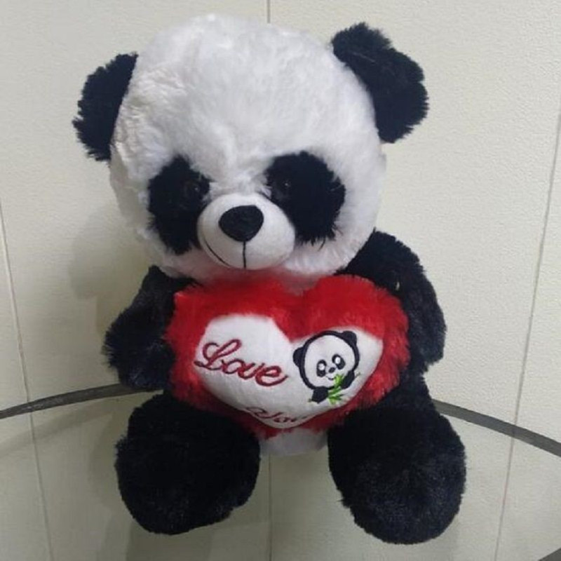 Мягкая игрушка "Панда с сердцем", стандартный