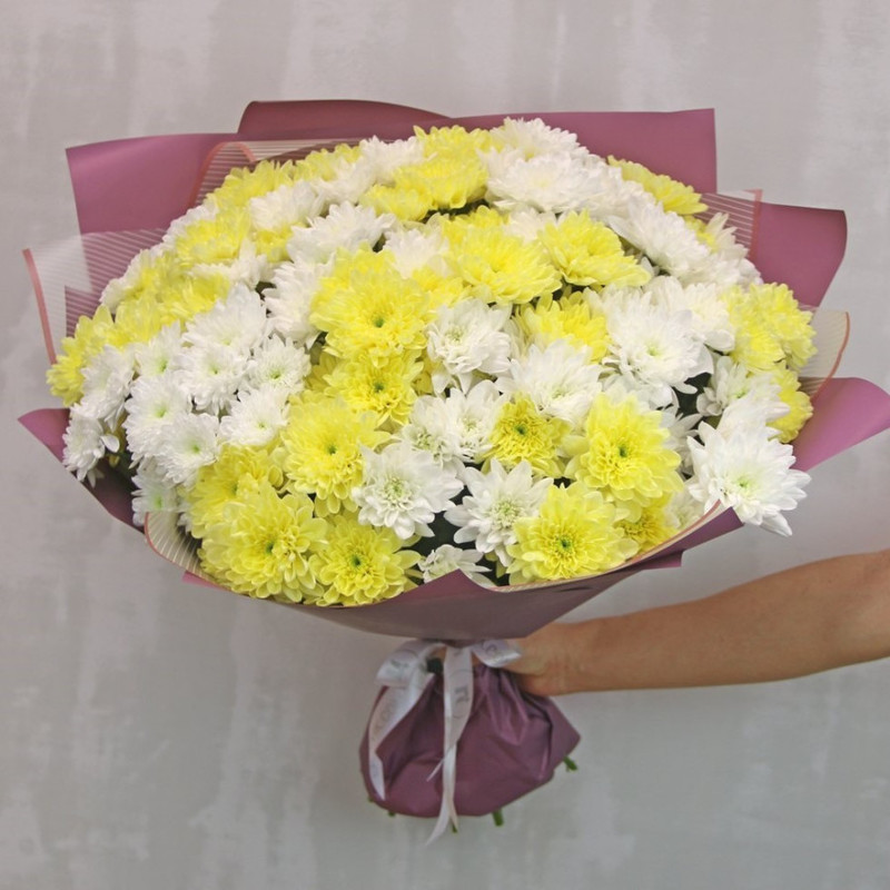 Bouquet of 19 chrysanthemums 0064126, standart