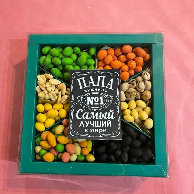 Assorted salted nuts gift set, standart