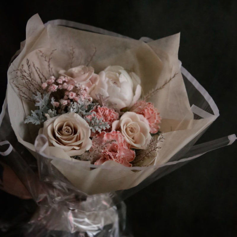 Bouquet “Cream Delight”, standart