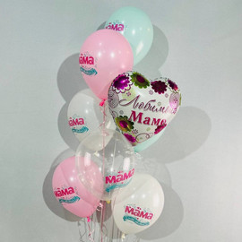 Helium balloons for mom