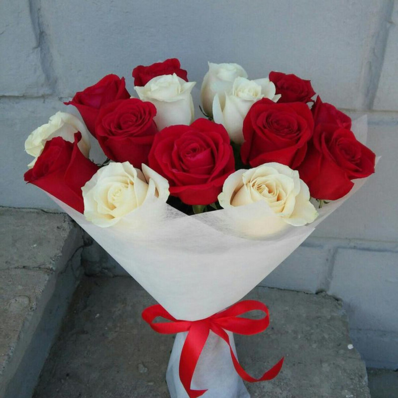 Bouquet "Red-white", standart