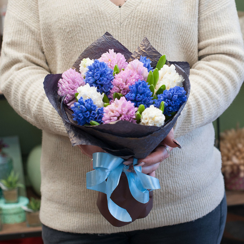 Bouquet of hyacinths "April", standart