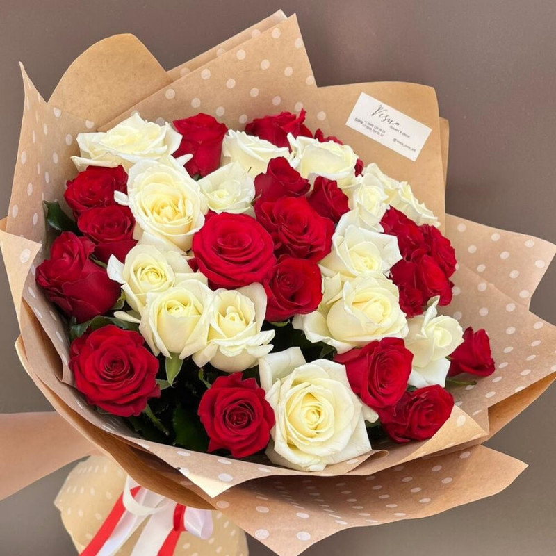 Bouquet of roses 35 pcs, standart