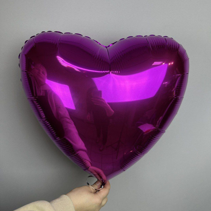 Helium foil heart balloon, standart