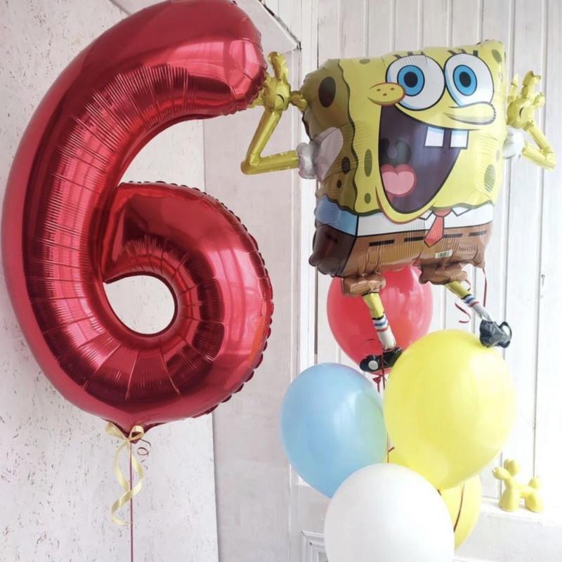 Balloons for children's party "SpongeBob", standart