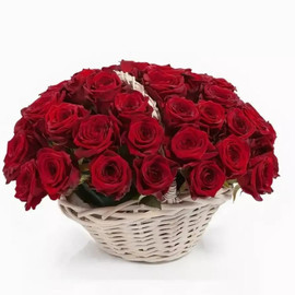 Basket "51 red roses"