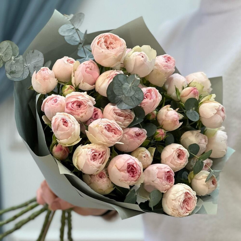 Букет пионовидных роз «В самое сердце на поражение» Арт. 030, стандартный