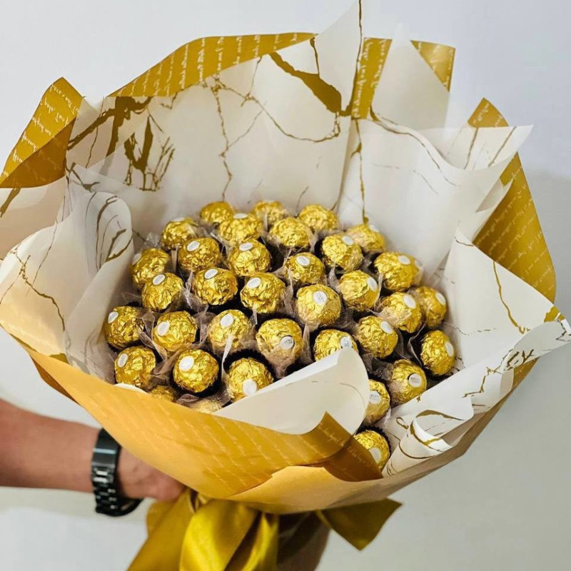 Bouquet of Ferrero Rocher confetti, standart