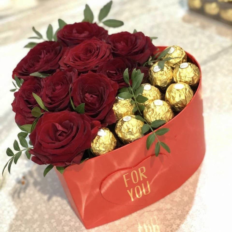 Roses in a candy box, standart