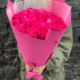 Букет из розы 21 Pink Floid