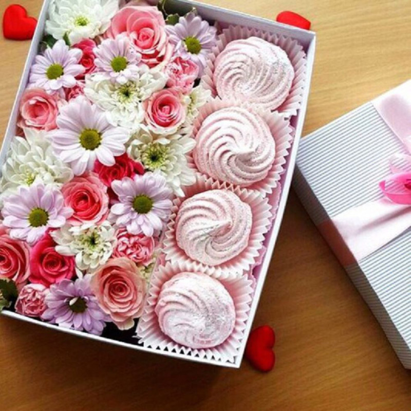 Marshmallow gift for a lady, standart