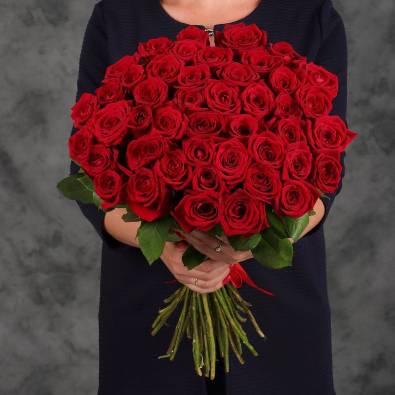 Bouquet of 45 red roses, standart