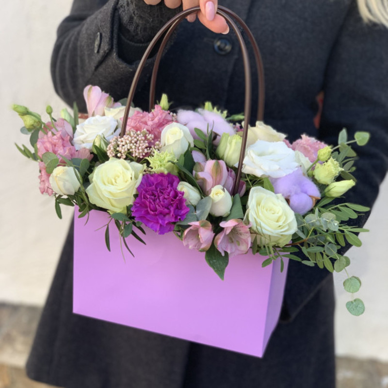 Handbag with flowers Lady's whim, standart