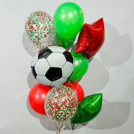 Воздушные шары для футболиста