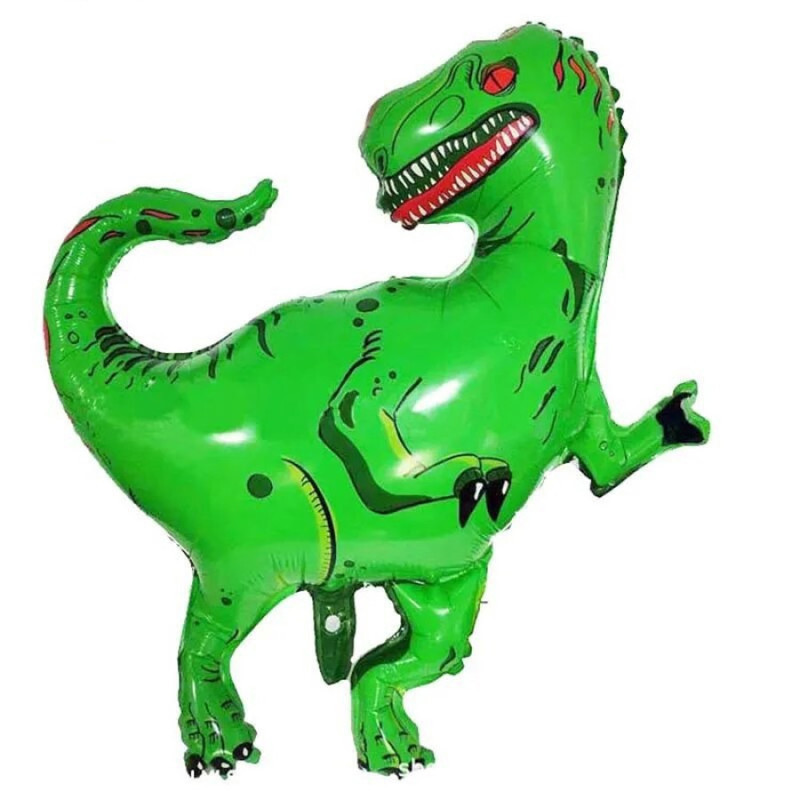Ball figure Tyrannosaurus dinosaur green, standart