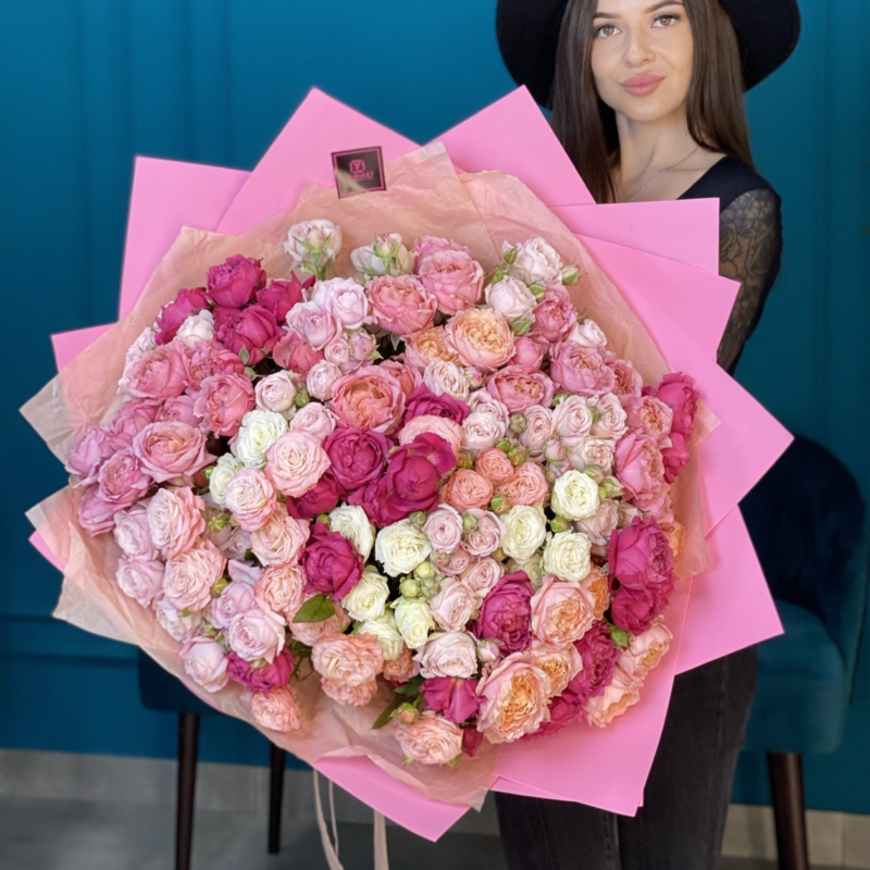 Bouquet - GIANT of roses, standart