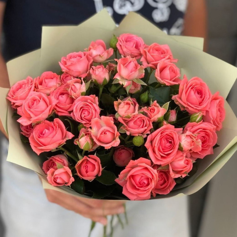 Bouquet of 9 spray roses Barbados, standart