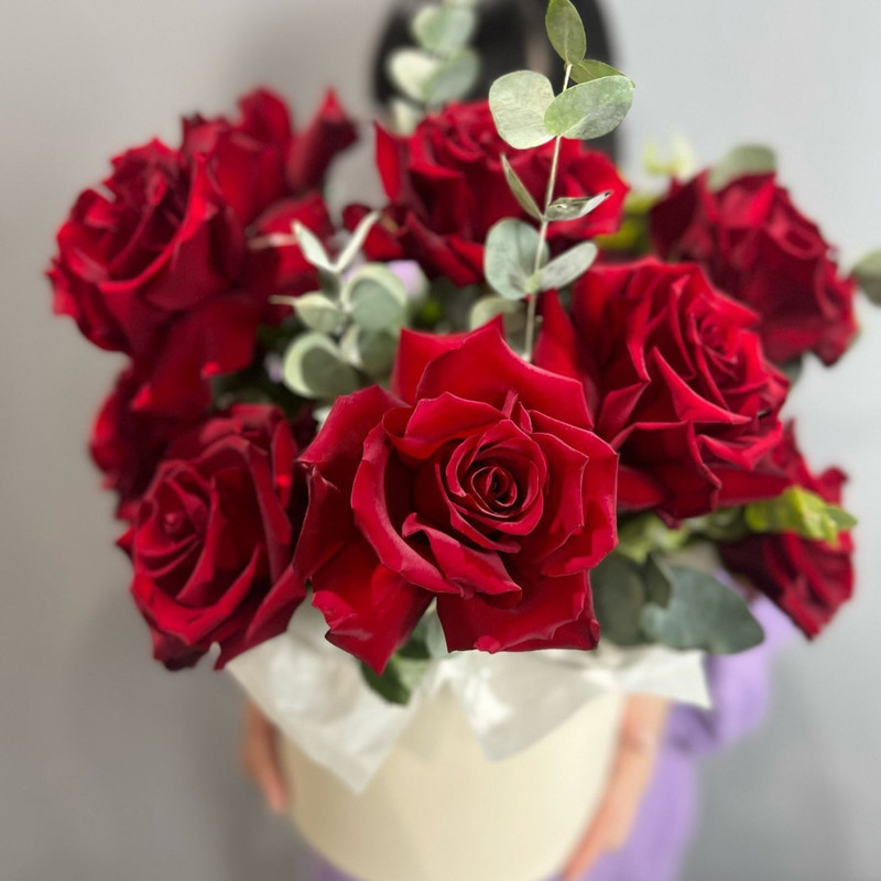 Inverted roses in a box, standart