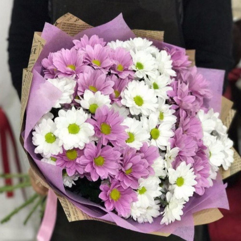 Bouquet of 9 chrysanthemums 0064124, standart