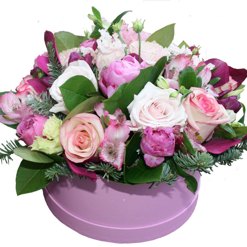 Box with flowers "My dear", standart