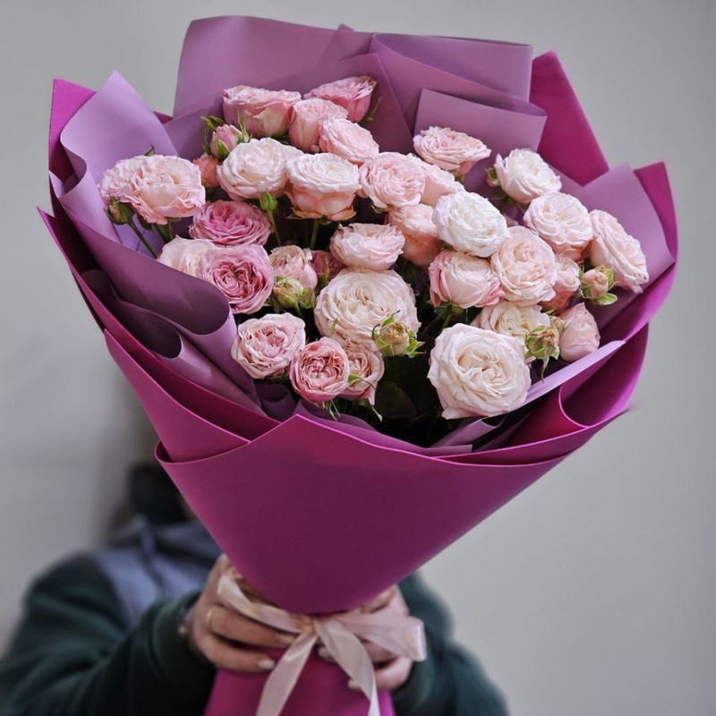 bouquet with peony rose, standart