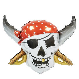 Ball figure skull pirate