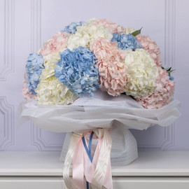 Bouquet of 25 hydrangeas