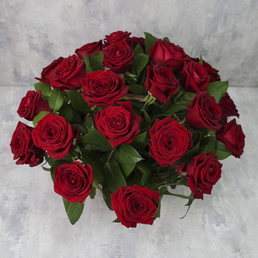 20 Red Roses, Red Naomi Rose Bouquet, Certified B Corp
