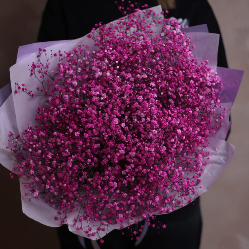 Bouquet of 11 pink gypsophila, standart