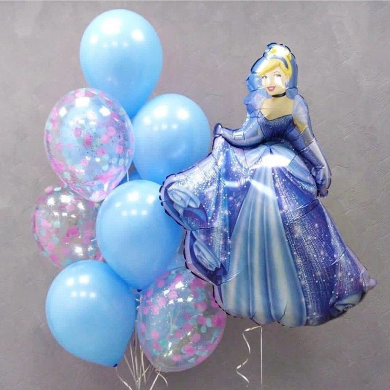 Set of balloons with a princess, standart