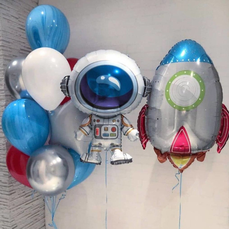 Воздушные шарики ко Дню космонавтики, стандартный